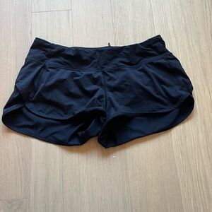Lululemon Black Women's Athletic Shorts. Size 8.
